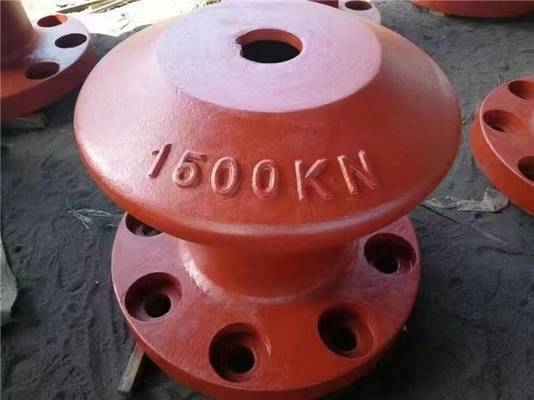 品質  Marine Dock Bollard Customized Cast Steel For Mooring Tee Head 工場
