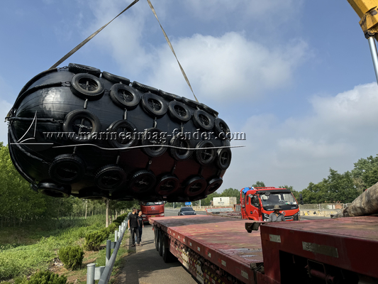 高圧充気型浮遊ゴムフェンダー,航空機タイヤフェンダー