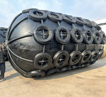 24 ヶ月保証 充気式 耐圧ゴムフェンダー 重荷オフショアアプリケーション